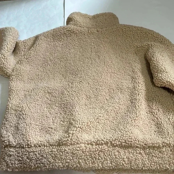 Wild Fable Sherpa zip up jacket camel color size XS/S - Picture 6 of 6